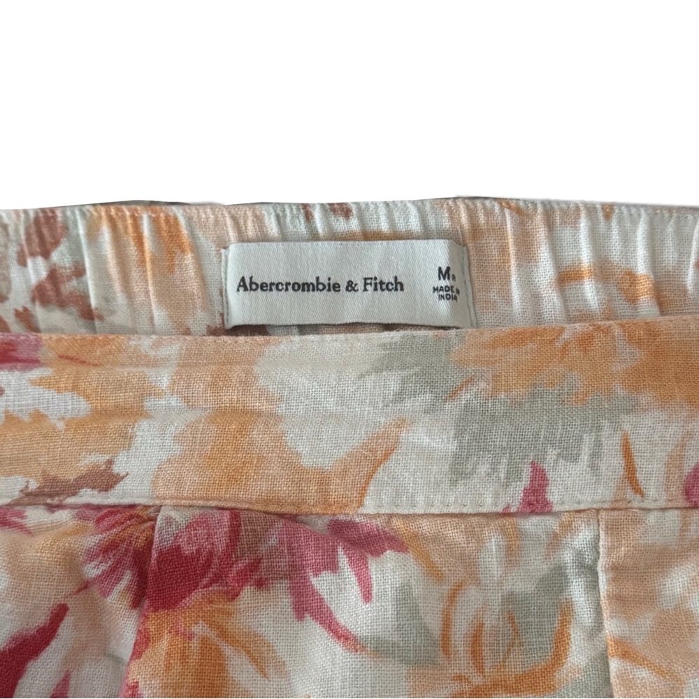 Abercrombie Floral Print Linen-Blend Matching Set - Picture 5 of 6